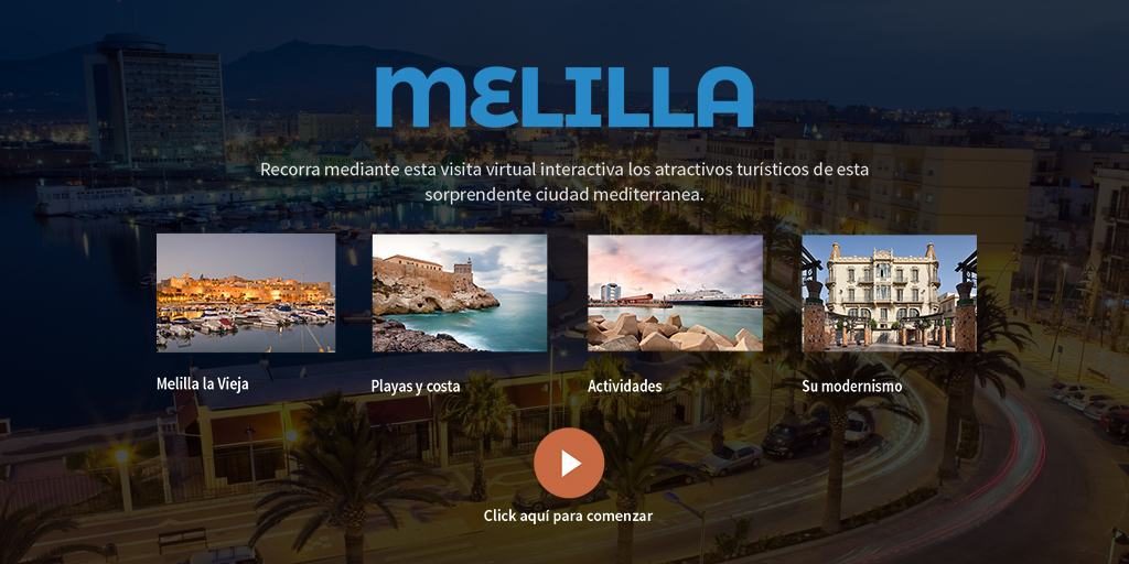 visita virtual melilla, andreas grunau, visita virtual interactiva, melilla, visitar melilla
