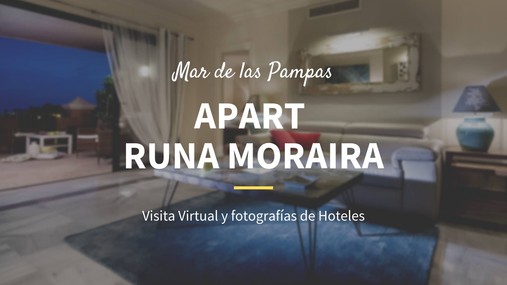 habitacion de apart runa moraira mar de las pampas