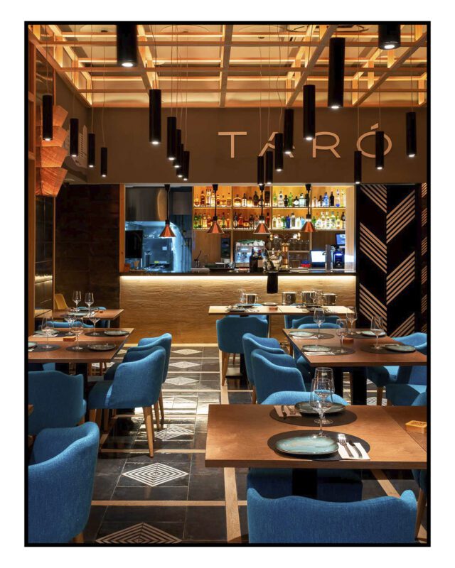 Interiores del Restaurante Taró